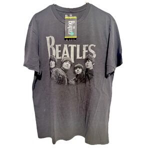 New The Beatles Front & Back Print T-Shirt 1965 American Tour Size Med